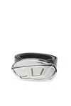 Diesel 4cm Leather Belt With Oval D Plaque