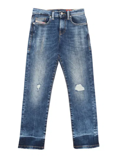 Diesel Kids' 5 Pockets In Blue