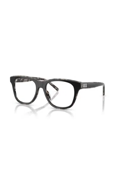 Diesel ® 51mm Rectangle Optical Glasses In Black