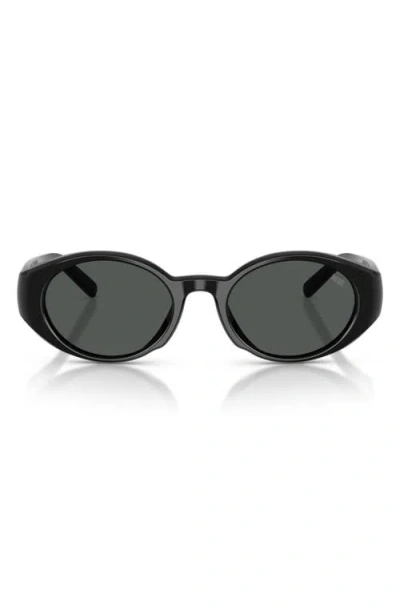 Diesel ® 52mm Oval Sunglasses In Black
