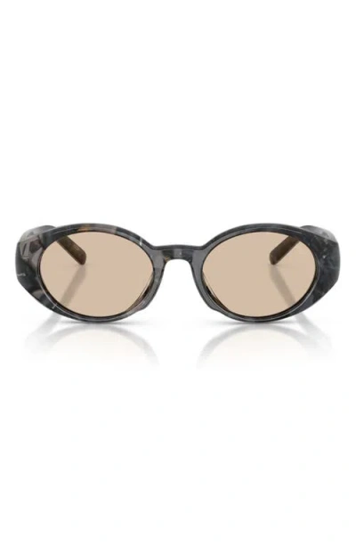 Diesel ® 52mm Oval Sunglasses In Black