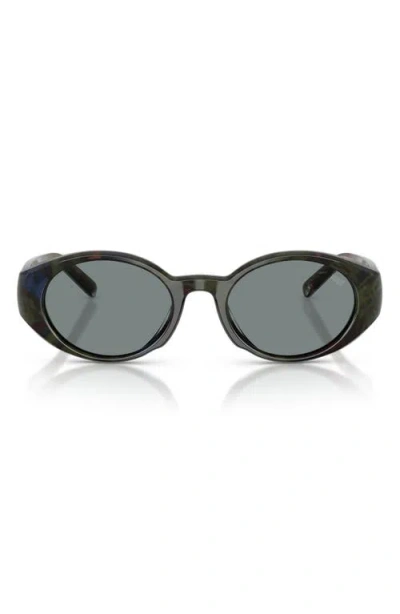 Diesel ® 52mm Oval Sunglasses In Black