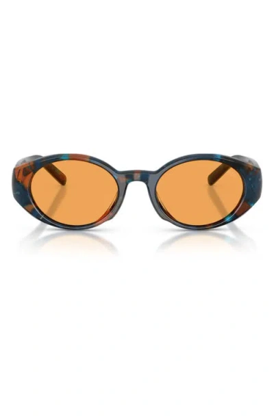 Diesel ® 52mm Oval Sunglasses In Orange