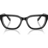 Diesel ® 52mm Rectangular Optical Glasses In Black/demo