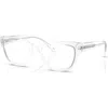 Diesel ® 52mm Rectangular Optical Glasses In Shiny Cristal/demo