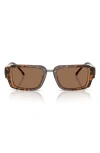 Diesel ® 52mm Rectangular Sunglasses In Brown