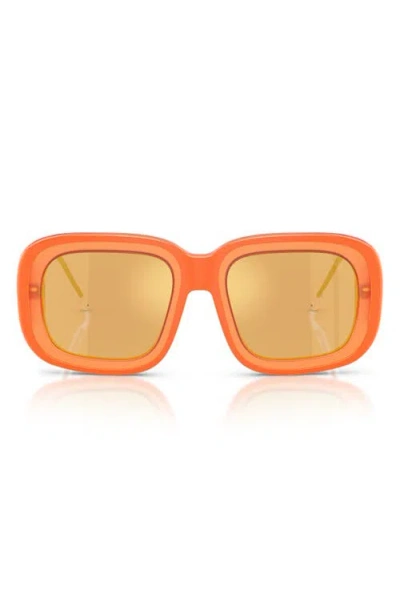 Diesel ® 52mm Square Sunglasses In Orange