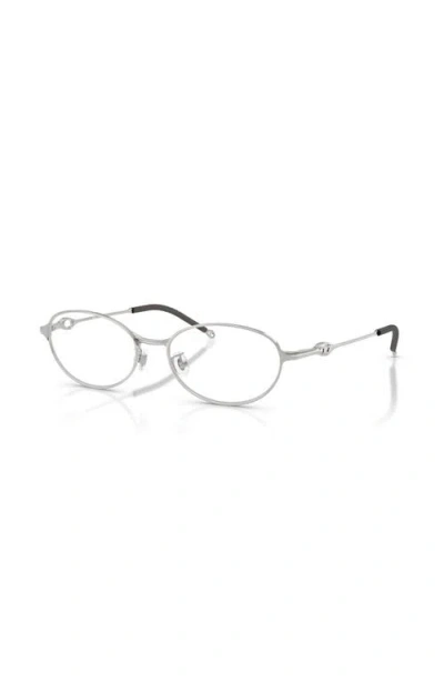 Diesel ® 53mm Oval Optical Glasses In Metallic