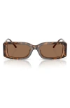Diesel ® 53mm Rectangular Sunglasses In Brown