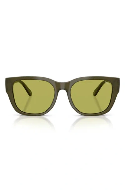 Diesel ® 53mm Square Sunglasses In Green