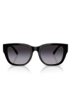 Diesel Unisex Large Sunglasses, Dl2005 In Shiny Black/grey Gradient