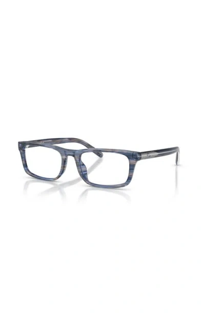 Diesel ® 54mm Rectangle Optical Glasses In Blue