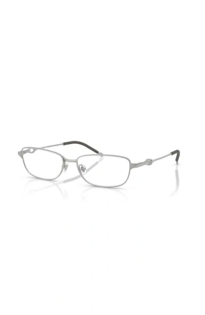 Diesel ® 54mm Rectangle Optical Glasses In Metallic