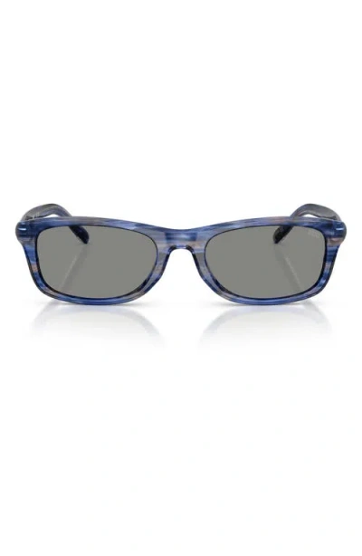 Diesel ® 54mm Rectangular Sunglasses In Blue