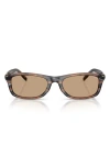 Diesel ® 54mm Rectangular Sunglasses In Brown