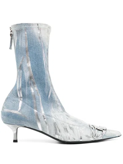 DIESEL 55MM D-VENUS KITTIE ANKLE BOOTS