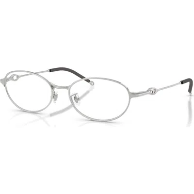 Diesel ® 55mm Oval Optical Glasses In Metallic