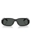 Diesel ® 55mm Oval Sunglasses In Black