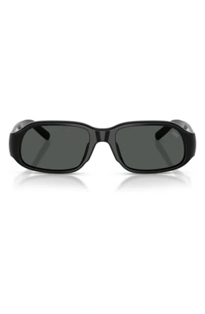 Diesel ® 55mm Oval Sunglasses In Black