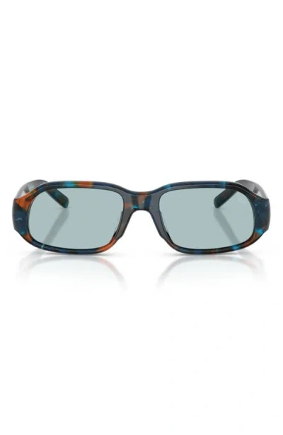 Diesel ® 55mm Oval Sunglasses In Blue