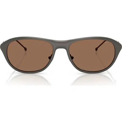 Diesel ® 55mm Pillow Sunglasses In Gray