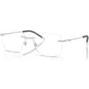 Diesel ® 55mm Rectangle Optical Glasses In White