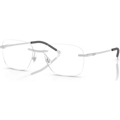 Diesel ® 55mm Rectangle Optical Glasses In White