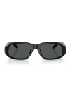 Diesel Rectangle-frame Sunglasses In Black