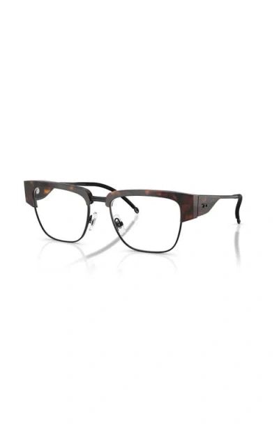 Diesel ® 55mm Square Optical Glasses In Brown