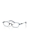 Diesel ® 56mm Rectangle Optical Glasses In Black