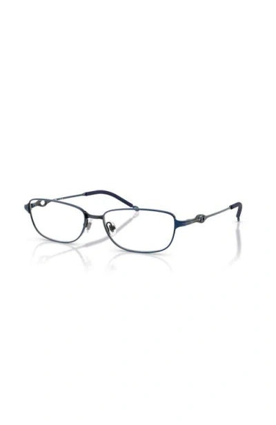 Diesel ® 56mm Rectangle Optical Glasses In Black
