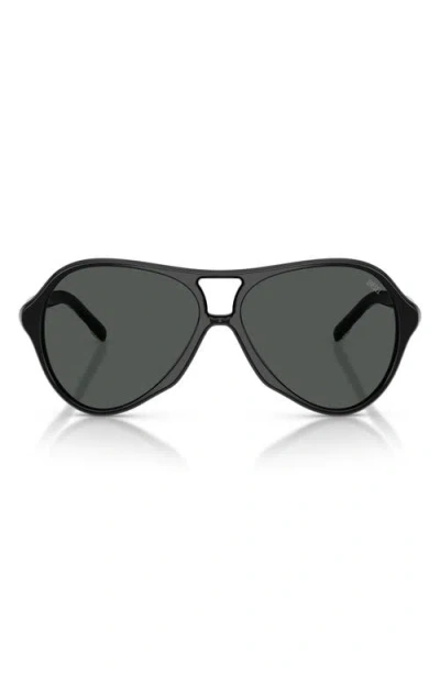 Diesel ® 57mm Pilot Sunglasses In Black
