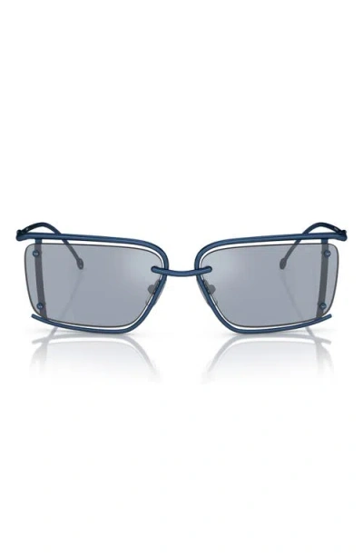 Diesel ® 57mm Rectangular Sunglasses In Gray