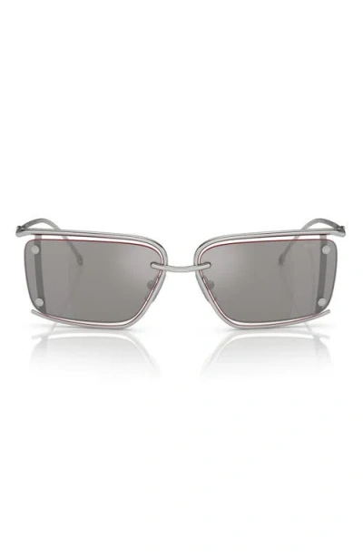 Diesel ® 57mm Rectangular Sunglasses In Gray