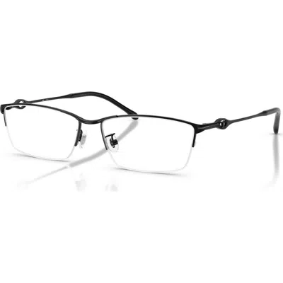 Diesel ® 58mm Rectangle Optical Glasses In Black