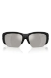 Diesel ® 62mm Oversize Mirrored Pillow Sunglasses In Multi