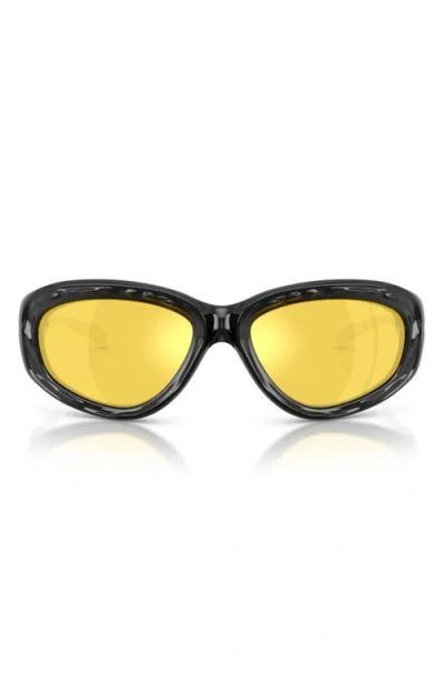 Diesel ® 63mm Oversize Pillow Sunglasses In Black