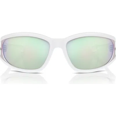 Diesel ® 65mm Oversize Pillow Sunglasses In Matte White/bubble