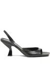 Diesel 75mm D-amber Sandals In Black