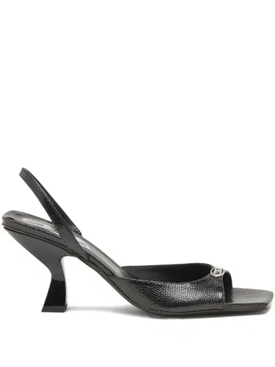 Diesel 75mm D-amber Sandals In Black
