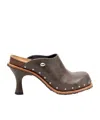 Diesel Brown D-woodstock Mi Clog Mules In Brown