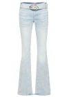 Diesel D-ebbey Belted Flared Jeans