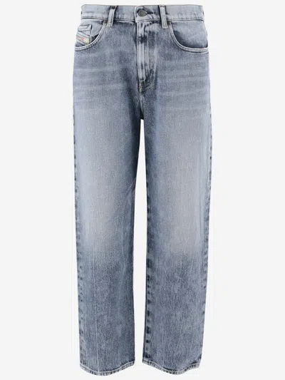 Diesel Light Blue Cotton Denim Jeans