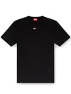 Diesel Mens  T-boxt Logo-embroidered Relaxed-fit Cotton T-shirt