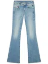 Diesel Whisper Low Waist Slim Leg Flared Jeans