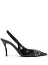 Diesel D-venus Sb - Décolleté Slingback In Black