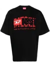 Diesel Man T-shirt Black Size L Cotton