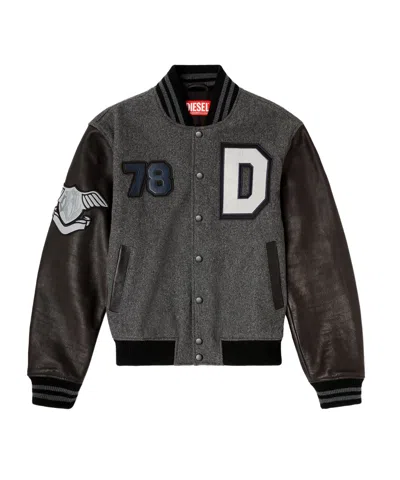 Diesel A-arry-cp Patches-embroideries Jacket In Multi