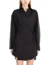 Diesel D Elphi Den Dress Woman In Black Cotton In Black