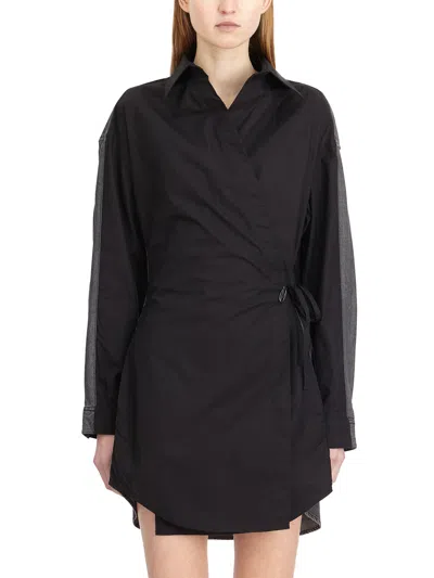 Diesel D Elphi Den Dress Woman In Black Cotton